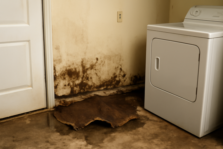 Laundry Room Water Damage Restoration